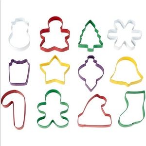 Wilton 12 Piece Holiday Metal Cookie Cutter Set